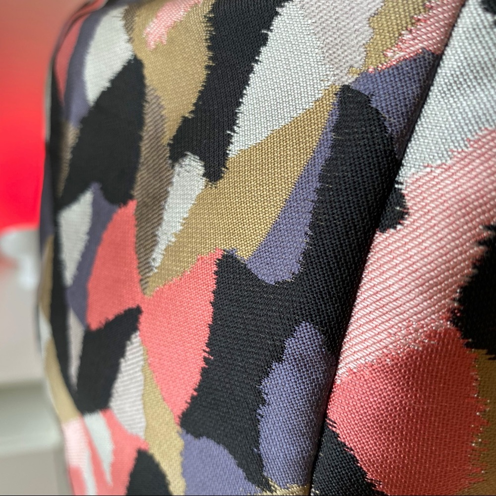 Warehouse 80s Multicoloured Triangles Shift Dress - image 5